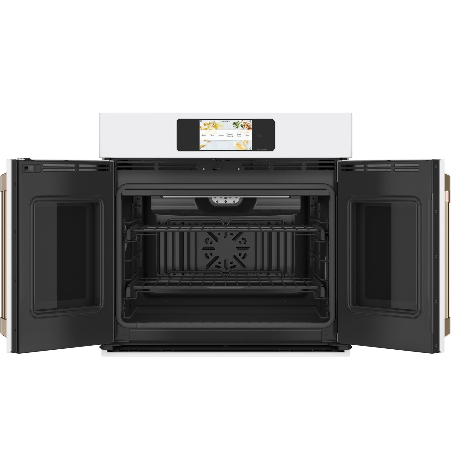 Built-in convection wall oven with French doors, glass windows, and large digital touchscreen from Kitchen & Kitchenware collection