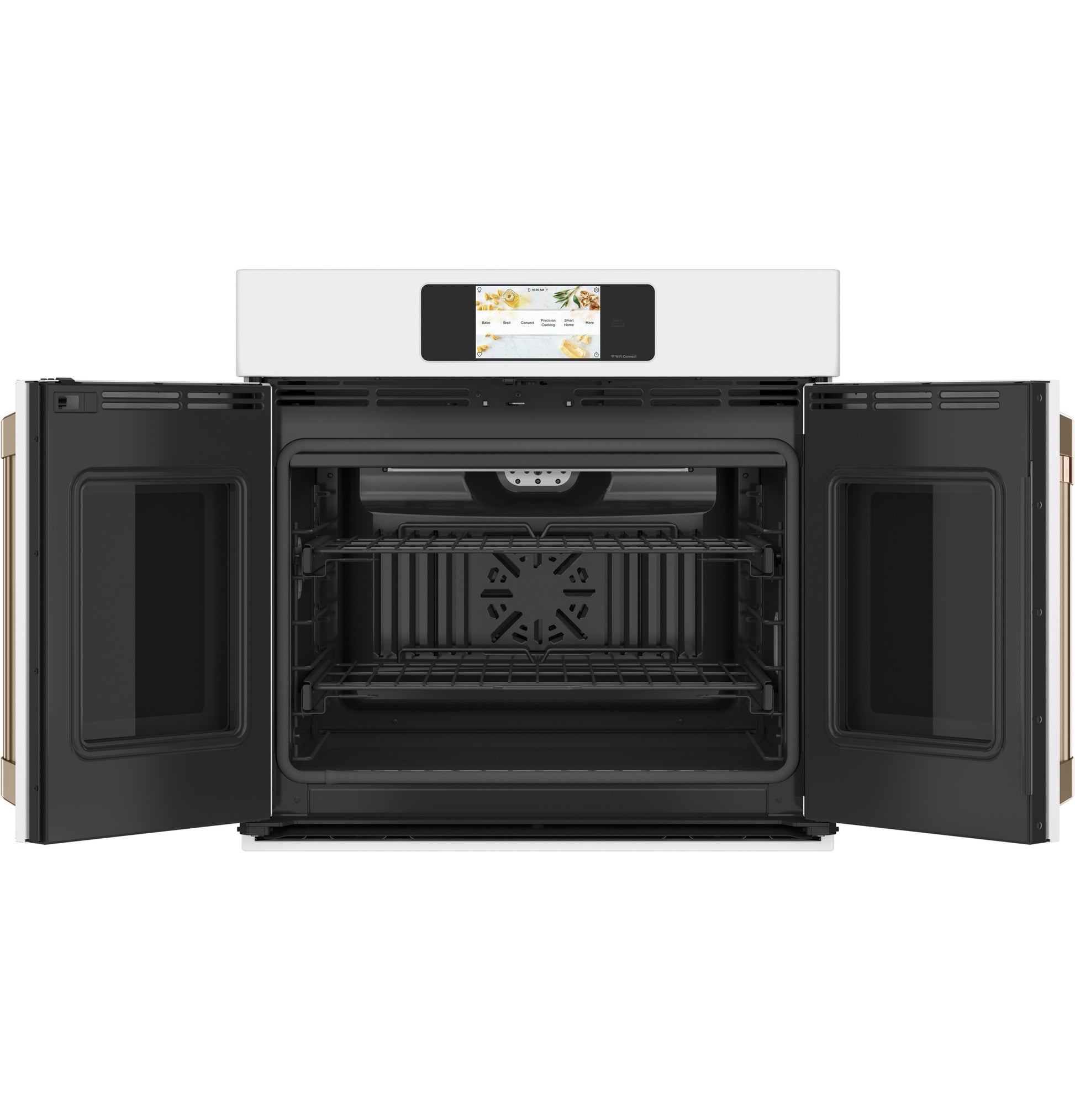 Built-in convection wall oven with French doors, glass windows, and large digital touchscreen from Kitchen & Kitchenware collection
