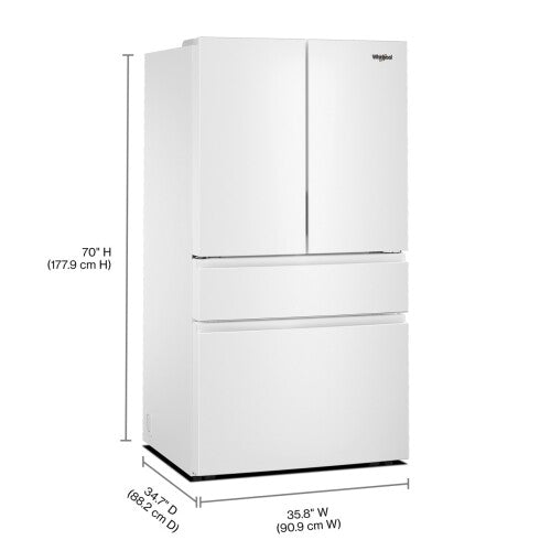 Whirlpool® 30 Cu. Ft. Family-Sized Capacity French Door Refrigerator with Flexible Temperature Drawer