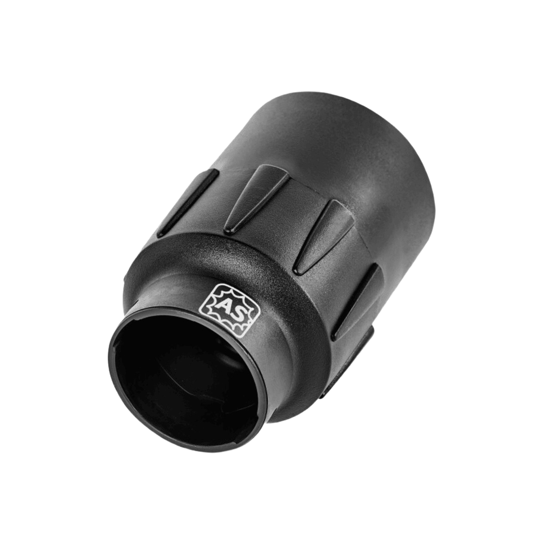 Black anti-static rotating connector hose sleeve designed for woodworking and dust extraction tools under $100 collections