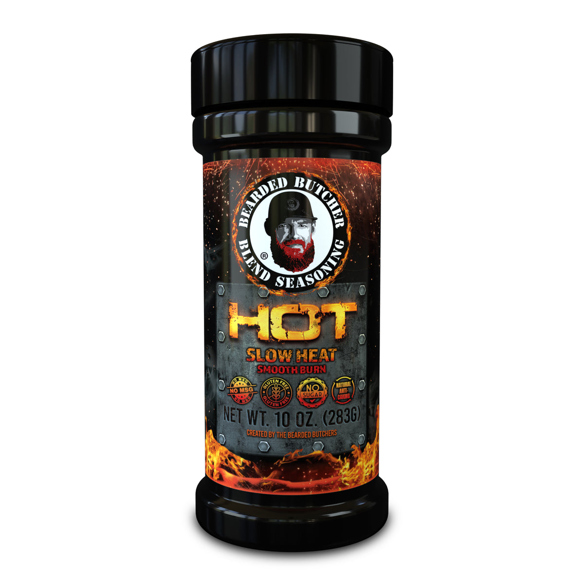 The Bearded Butchers Hot Seasoning Blend, 6 oz.