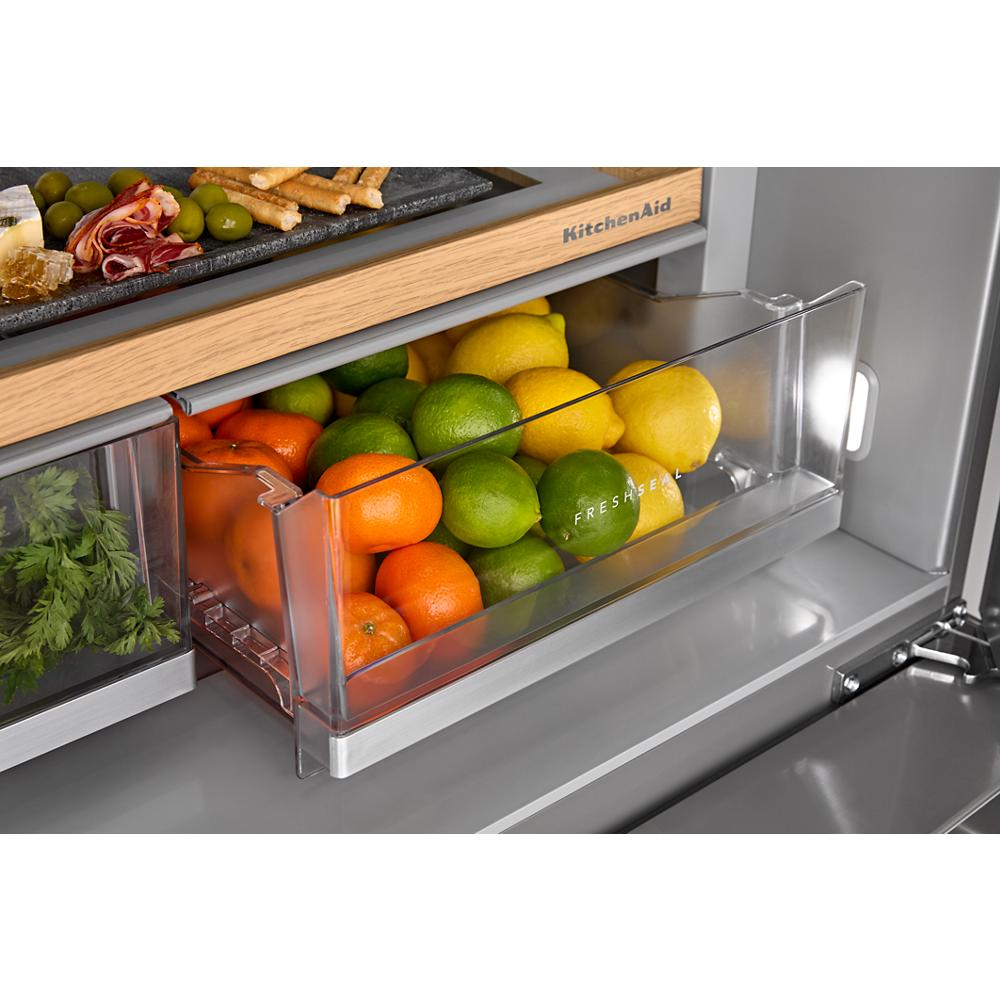 30 Cu. Ft. 36-Inch 4-Door French Door Refrigerator with Interior Ice and Water Dispenser in PrintShield® Stainless Steel