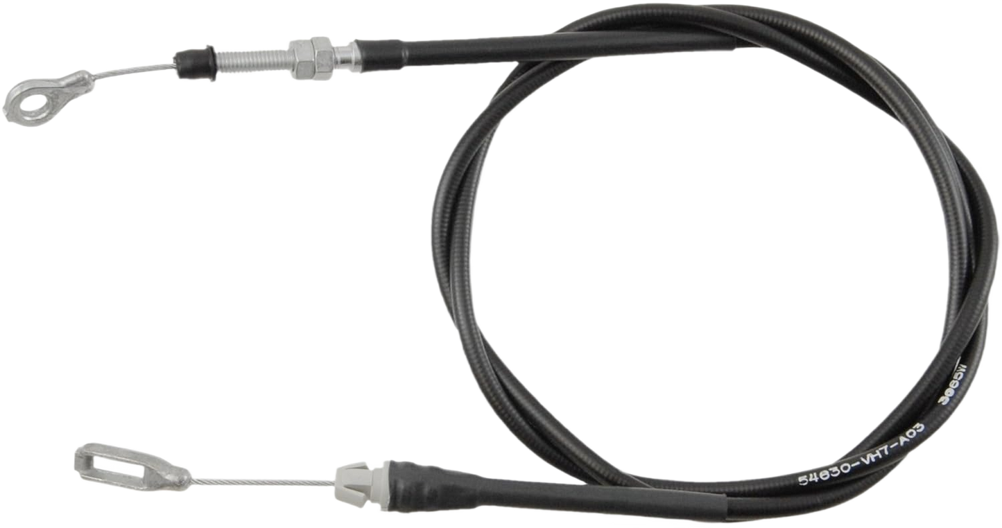 Black Honda change cable with metal connectors for parts and lubricants in home improvement tools under $100 collection