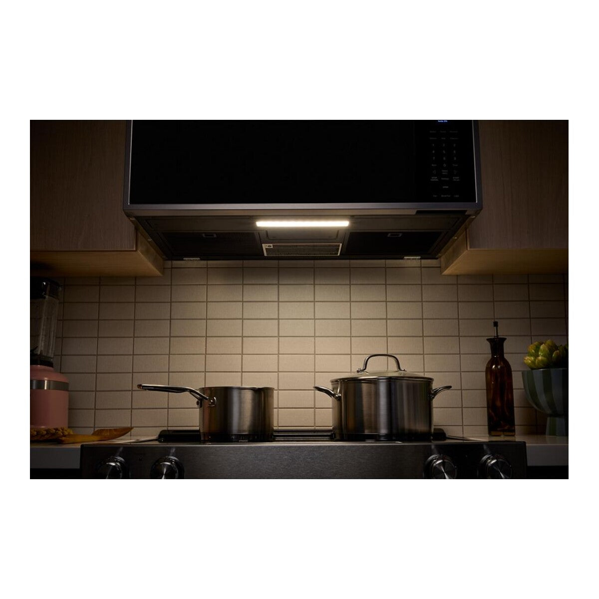 Smart Low Profile Microwave Hood Combination with Dual Fan Ventilation
