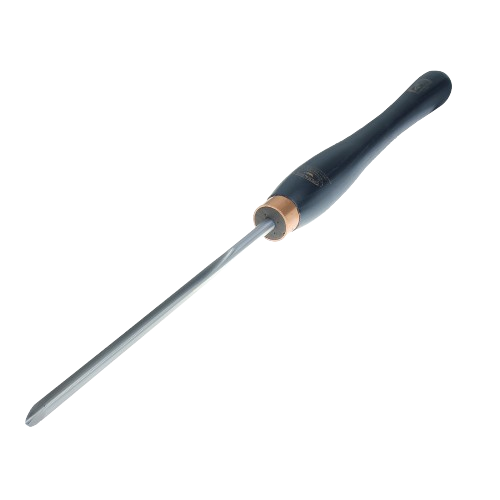 Woodworking gouge with ergonomic black handle and metal blade for precision bowl turning in Crown Tools collection under $100