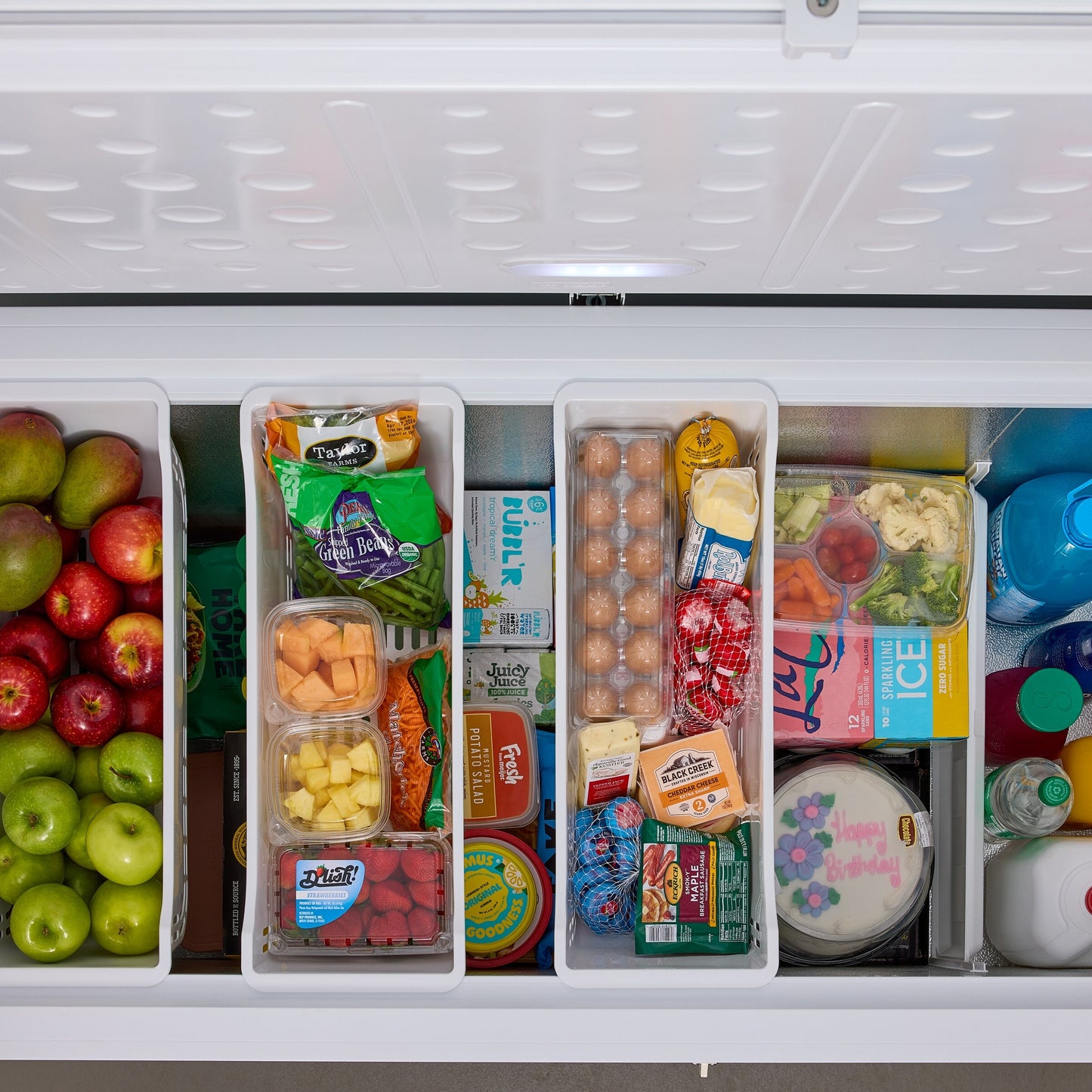 Whirlpool® 22 cu. ft. Convertible Freezer-to-Fridge Chest Freezer with 4 Storage Baskets