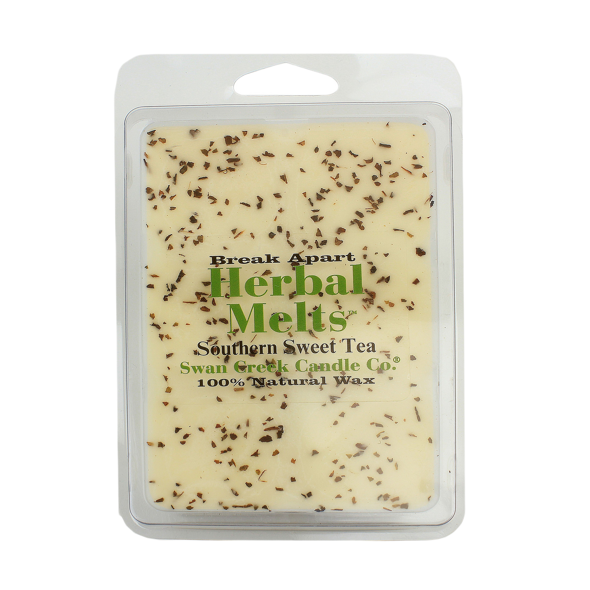 Six-pack of natural wax melts with herbal specks in Home Accents and Decor under $50 collection