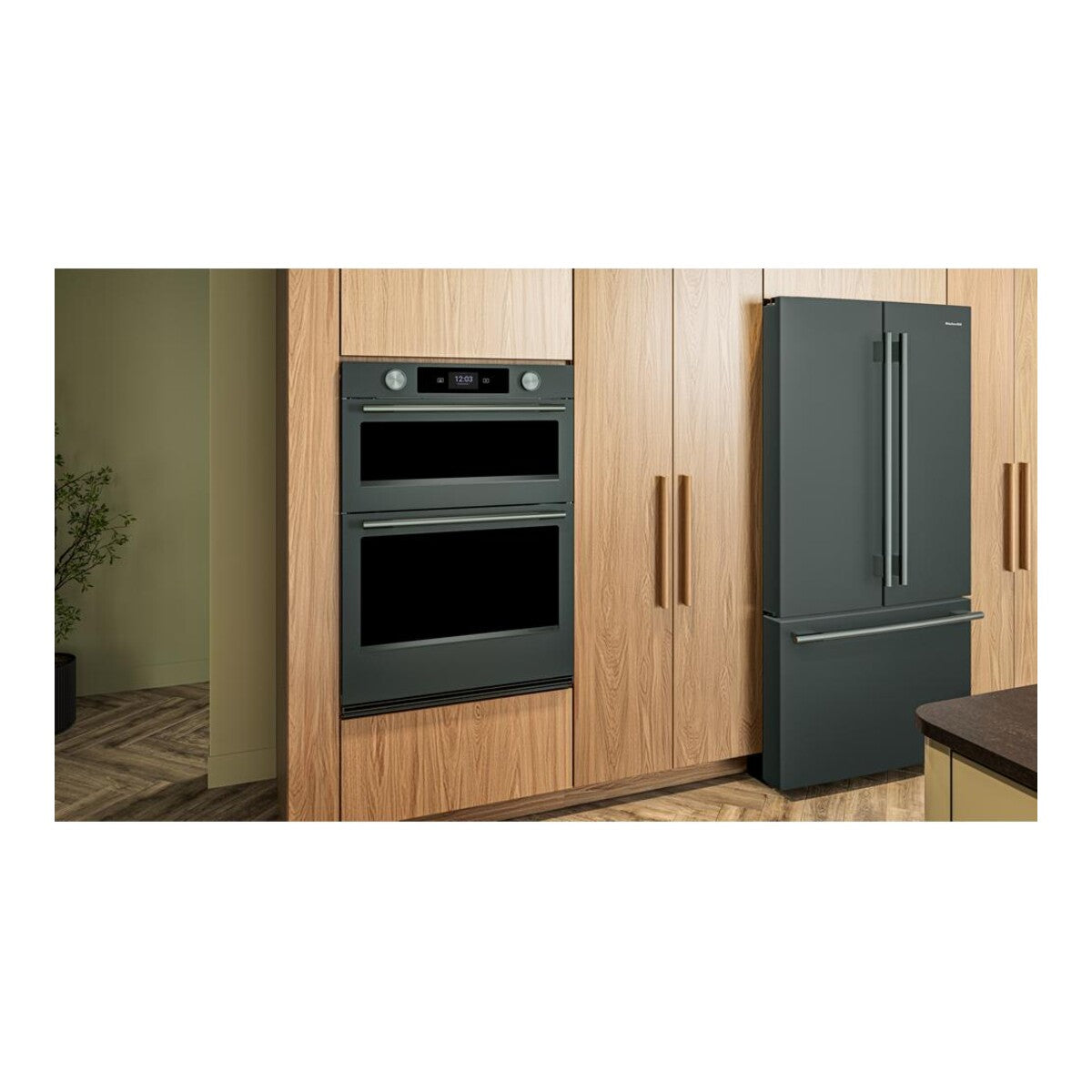 30-inch Smart Electric Combo Wall Oven with Intelligent Cooking Camera - Juniper