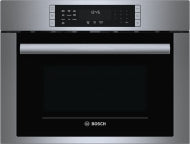 Stainless steel Bosch 500 Series speed oven with digital controls from Wall Ovens and Appliances collection