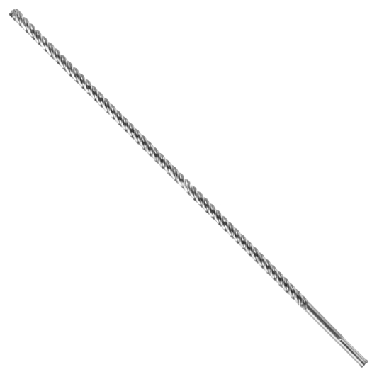 Carbide-tipped SDS-Max rotary hammer bit with spiral flute design for heavy-duty drilling in concrete and masonry tools collections