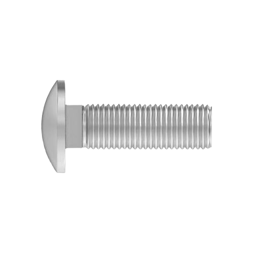 Silver round head square neck bolt with threaded shaft for John Deere parts and hardware under $50 collections