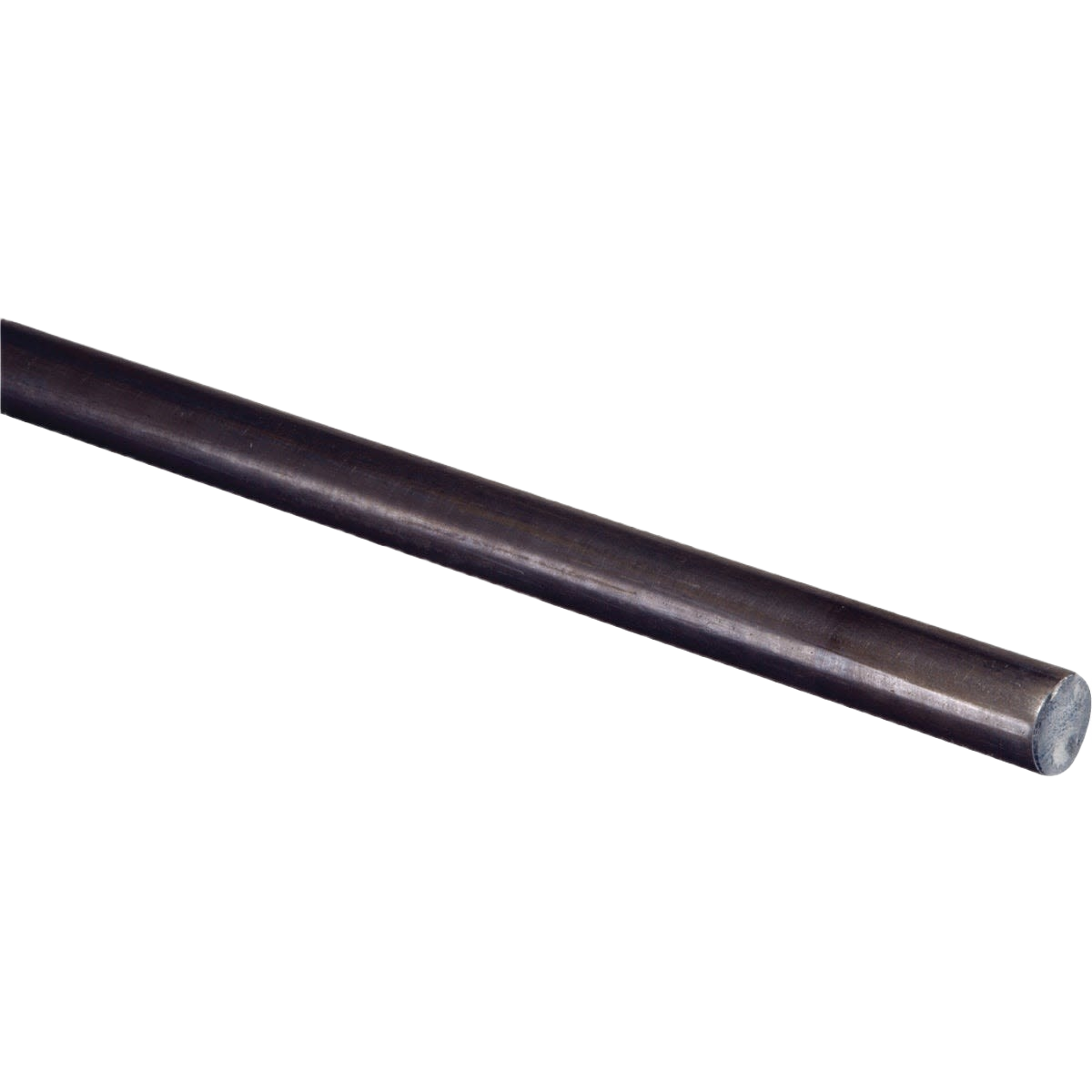 Cold rolled steel solid rod with smooth dark finish, suitable for hardware and home improvement projects under $50 collection.