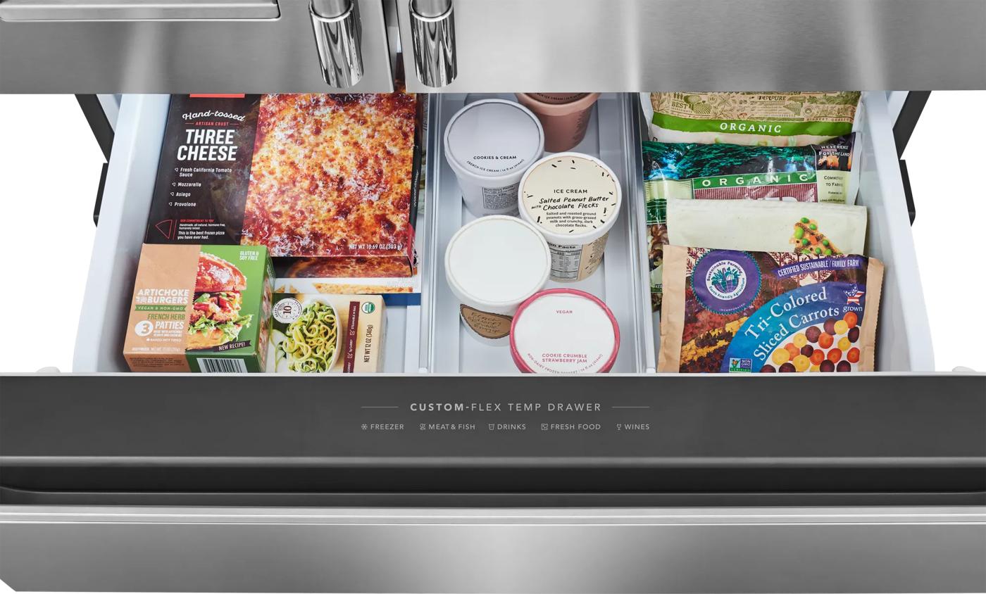 22 Cu. Ft. Counter-Depth 4-Door French Door Refrigerator