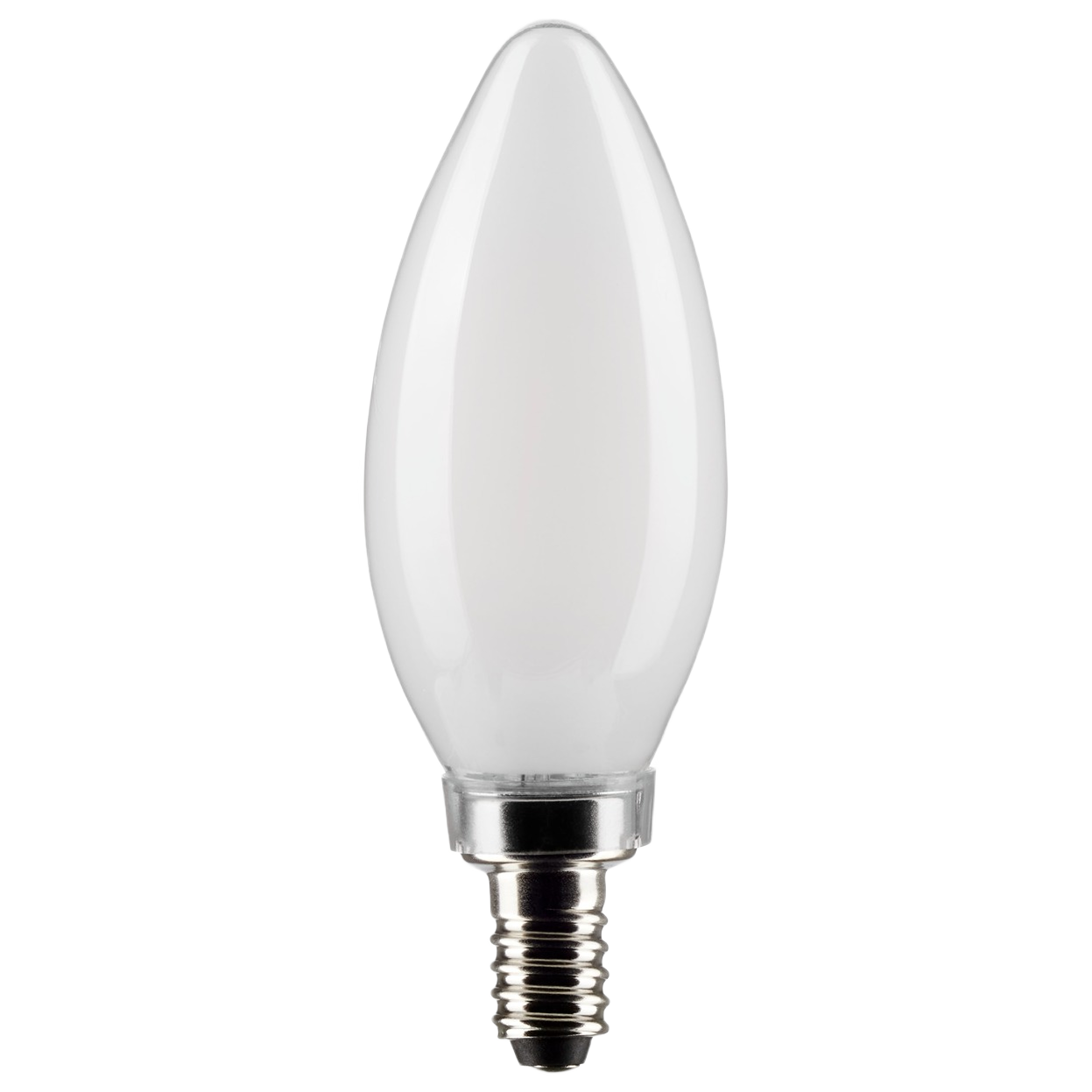 Frosted B11 LED light bulb with candelabra base for energy-efficient lighting and home improvement under $50 collections