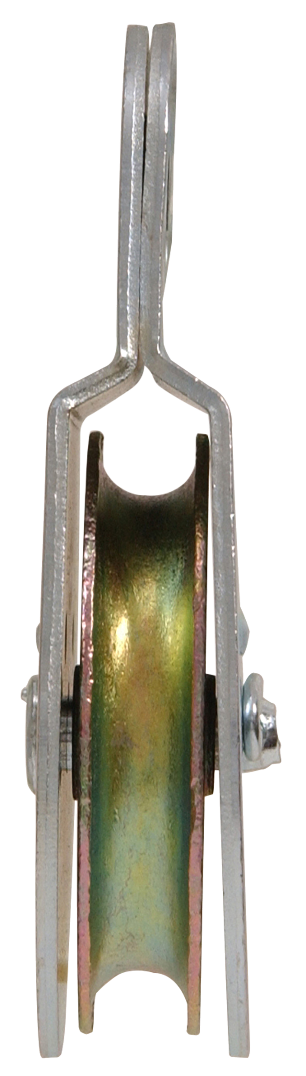 Hardware Essentials Single Sheave Fixed Eye Pulley Zinc (2-1/2")