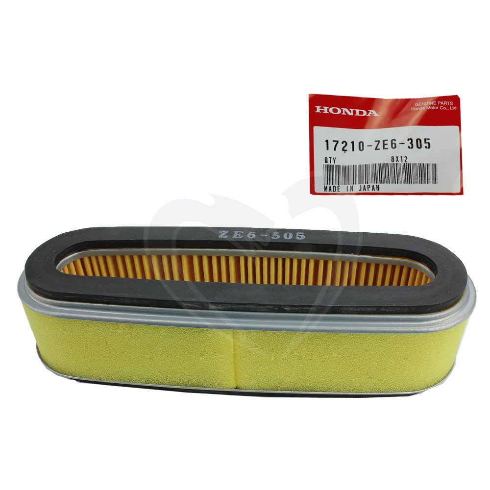 Honda air cleaner element with pleated filter and foam exterior for vehicle maintenance and Parts & Lubricants collection