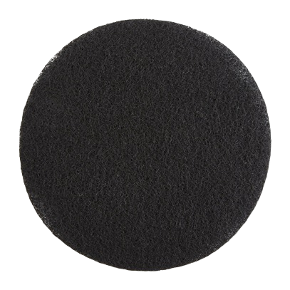 Black circular filter pad for compost pails in kitchenware and storage organization collections under $25