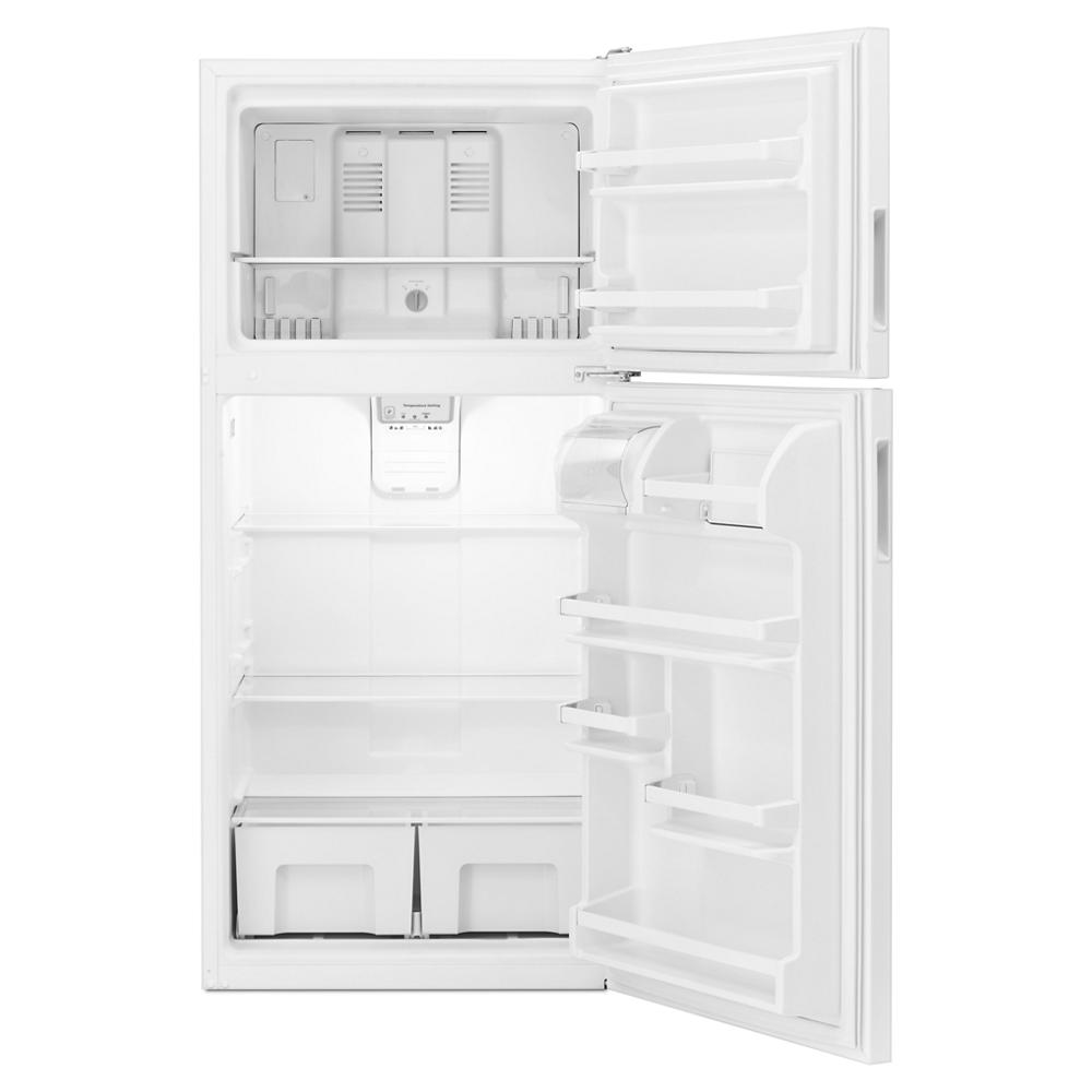 30-inch Amana® Top-Freezer Refrigerator with Glass Shelves