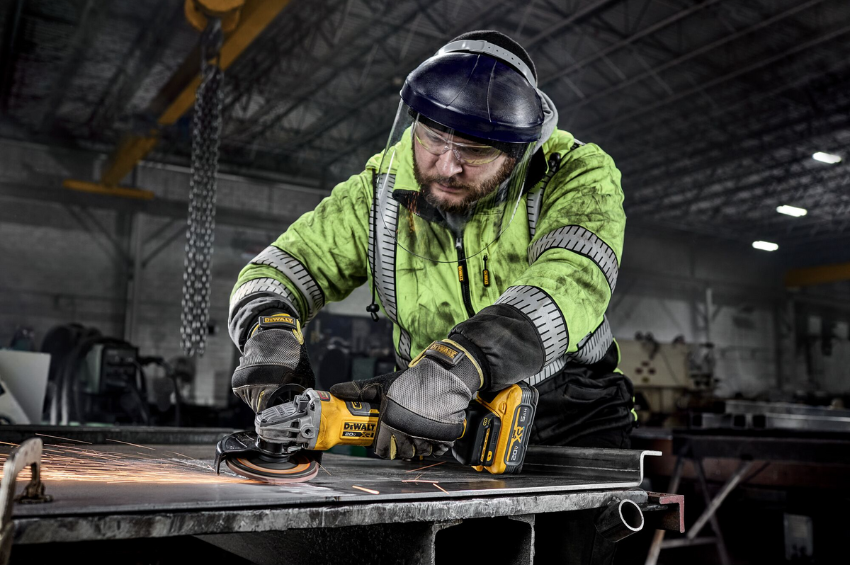 DEWALT 20V MAX* XR® 4-1/2" - 5" Brushless Variable Speed Paddle Switch Grinder (Tool Only)