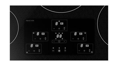 36 in. Width Cooktop, European Black Mirror Finish Made with Premium SCHOTT Glass