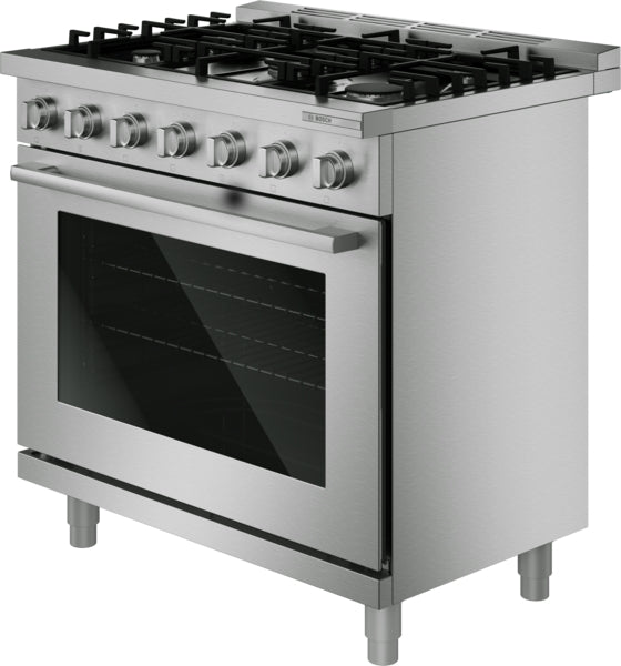 500 Series, Dual Fuel Freestanding Range, 36'', Stainless Steel