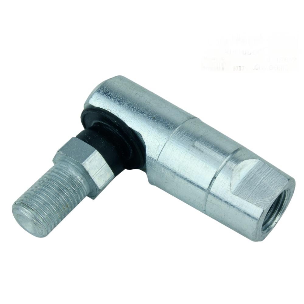Metal ball joint with threaded end and hex nut for durable use in John Deere parts and lubricants collections under $50