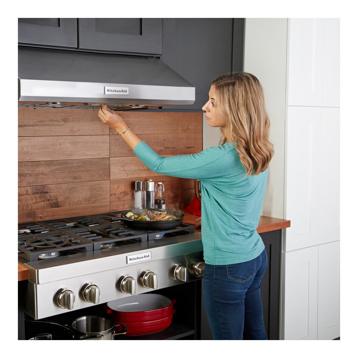 KitchenAid® 36'' 6-Burner Commercial-Style Gas Rangetop