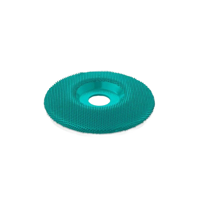 Medium shaping disc with textured surface for precise leveling in woodworking tools and home improvement collections