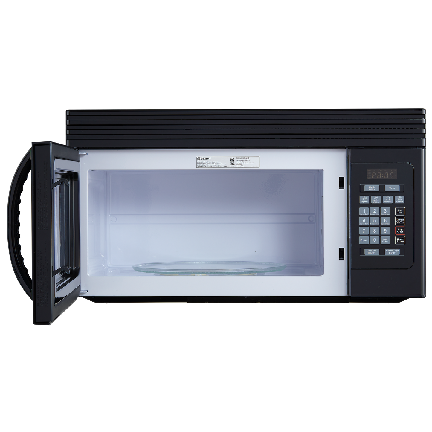 Element Electronics 1.6 OTR Microwave - Black (EM1601RQCB)