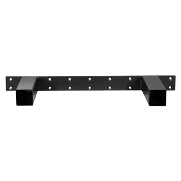 Black metal shelf bracket designed for sturdy floating shelf support in hardware and home improvement projects