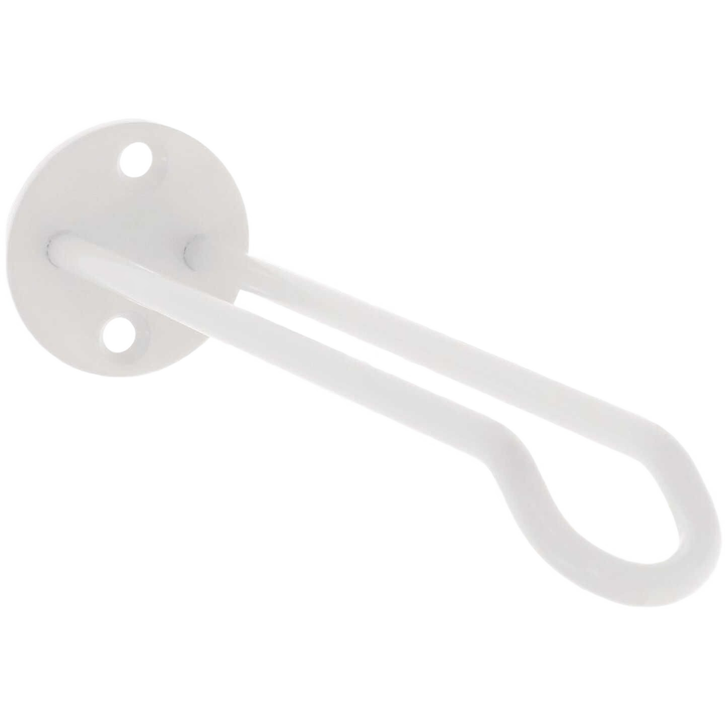 White steel wall-mounted plant hanger base for pots and planters in lawn and garden under $50 collections