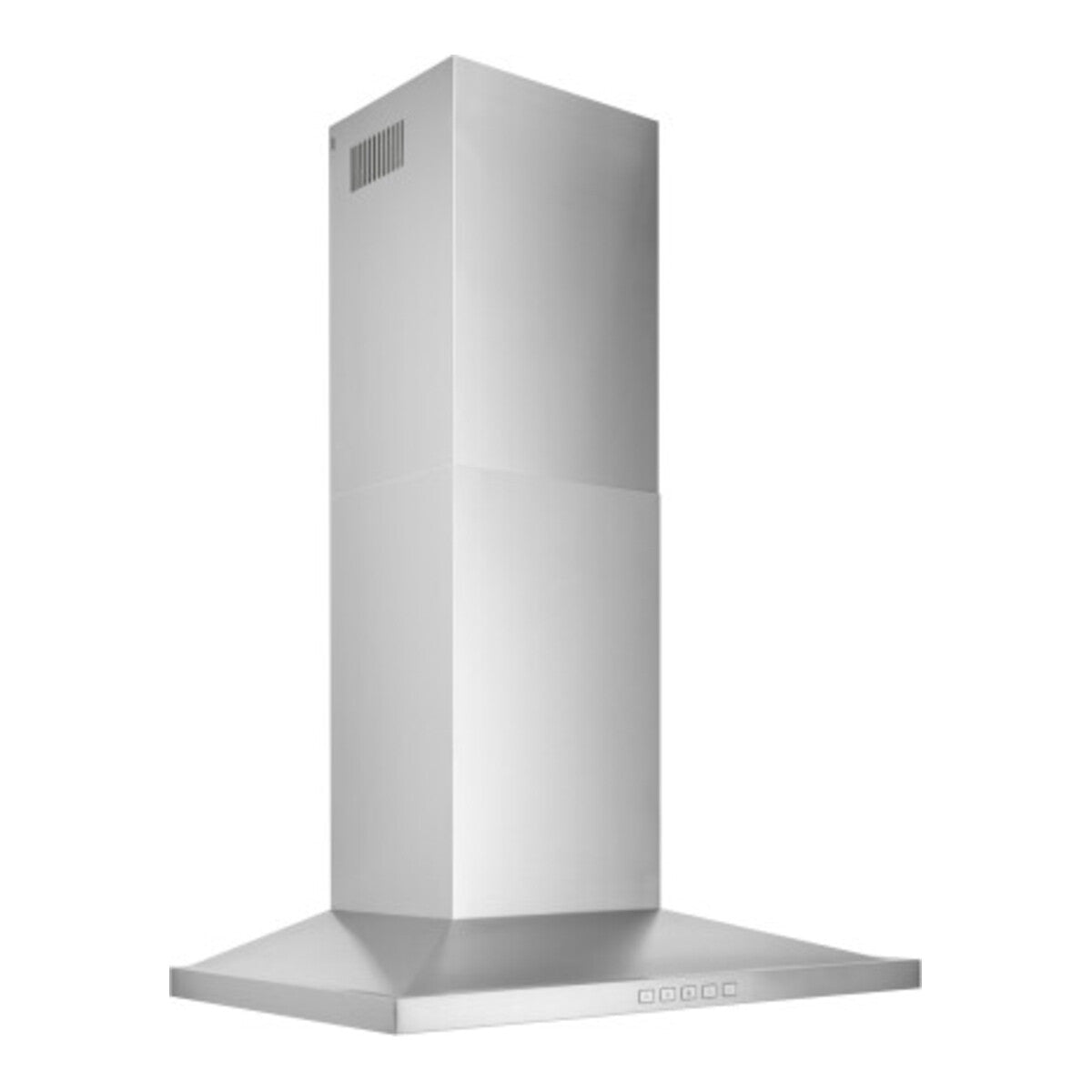 30" Convertible Wall-Mount Low Profile Pyramidal Chimney Hood, 450 CFM