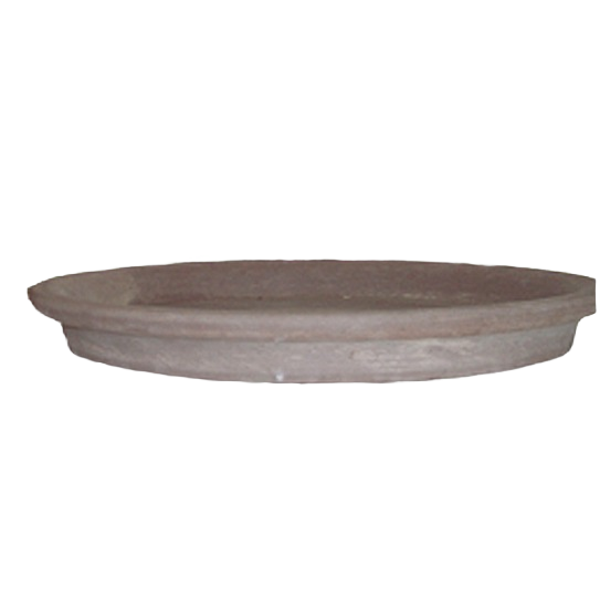 plant pot saucers clay Border Concepts Chocolate Marbled Clay Waterproof Saucer, 9.5 in