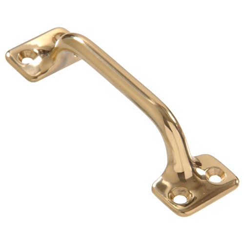Bright brass finish solid brass 4-inch bar-style sash lift for home improvement hardware projects under $50 category