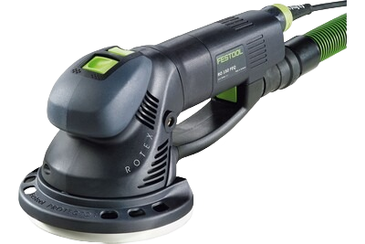 Festool multi-mode electric sander with dust extraction hose attachment for tools and home improvement use