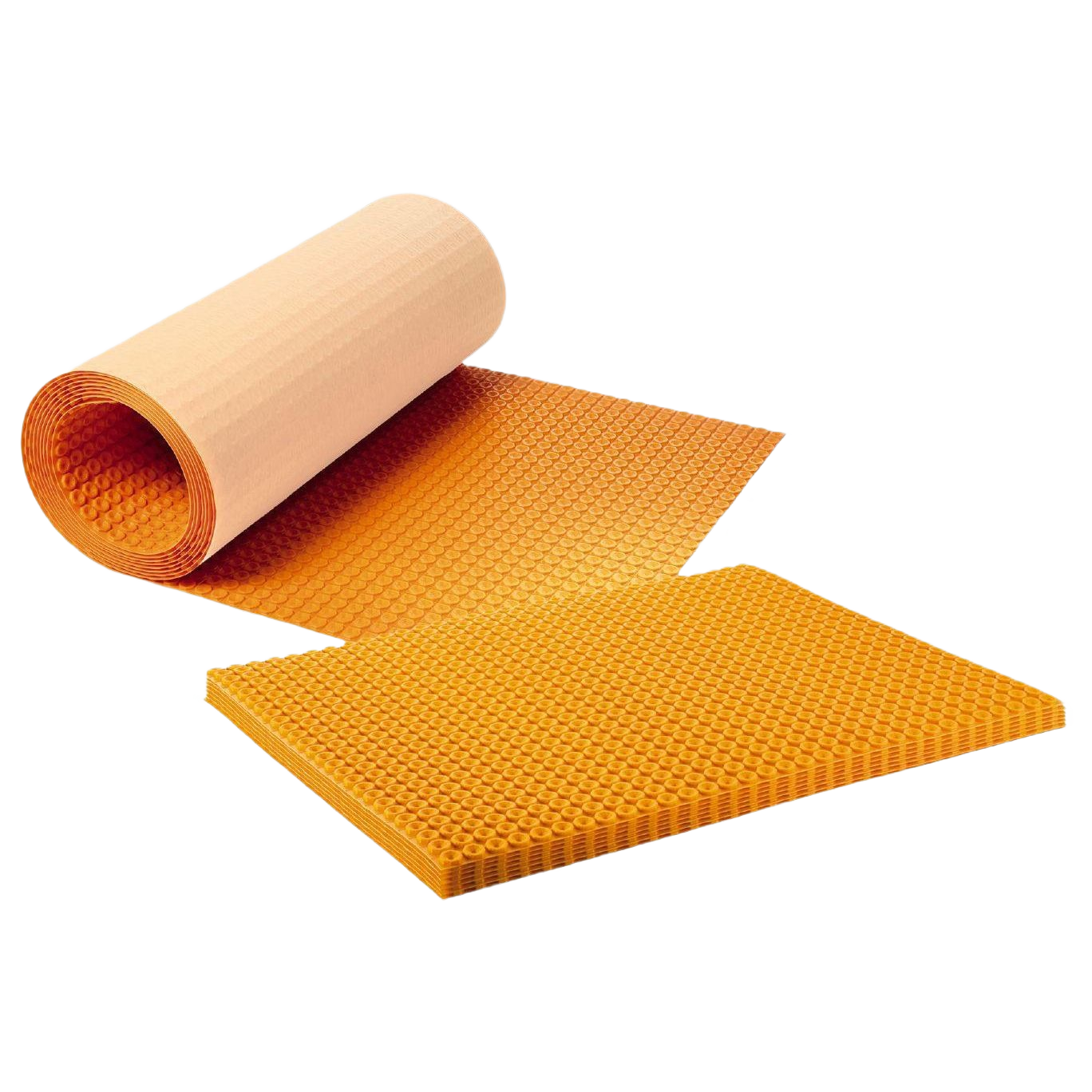 Orange uncoupling membrane roll and cut piece for tile flooring and home improvement projects under $100 collection