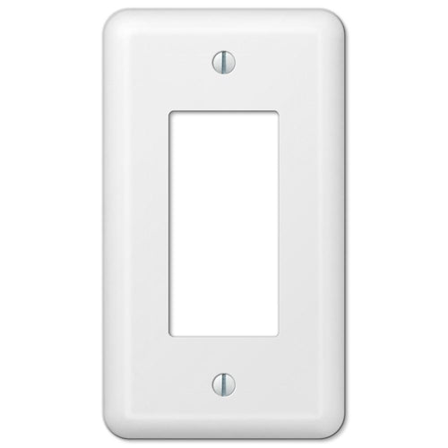 White rocker wallplate designed for electrical outlets and switches in home improvement projects under $50 category