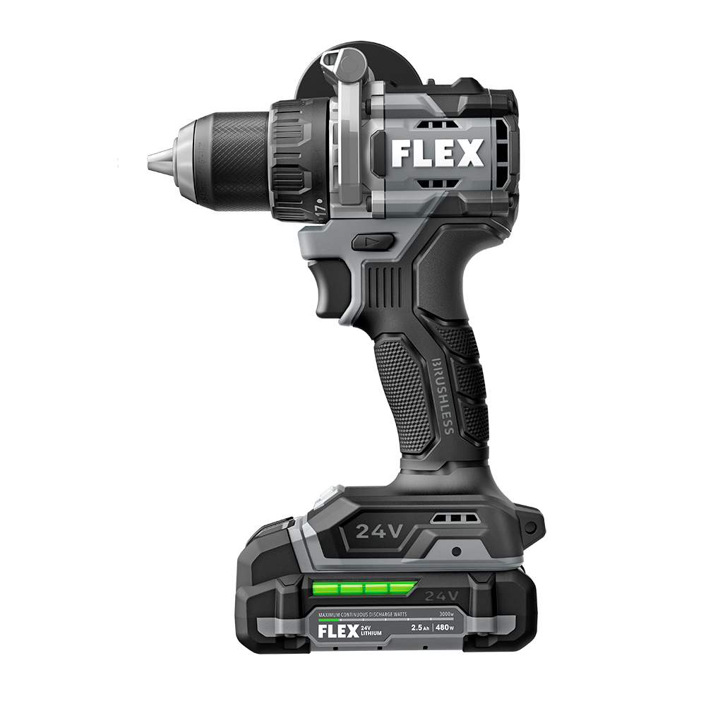 FLEX 24V 1/2" 2-Speed Drill Driver Kit