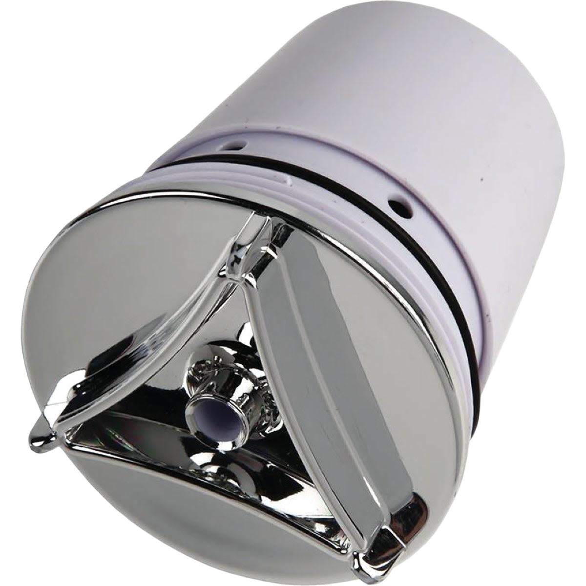 Chrome-plated replacement water filter cartridge with durable design for home improvement and water filtration tasks