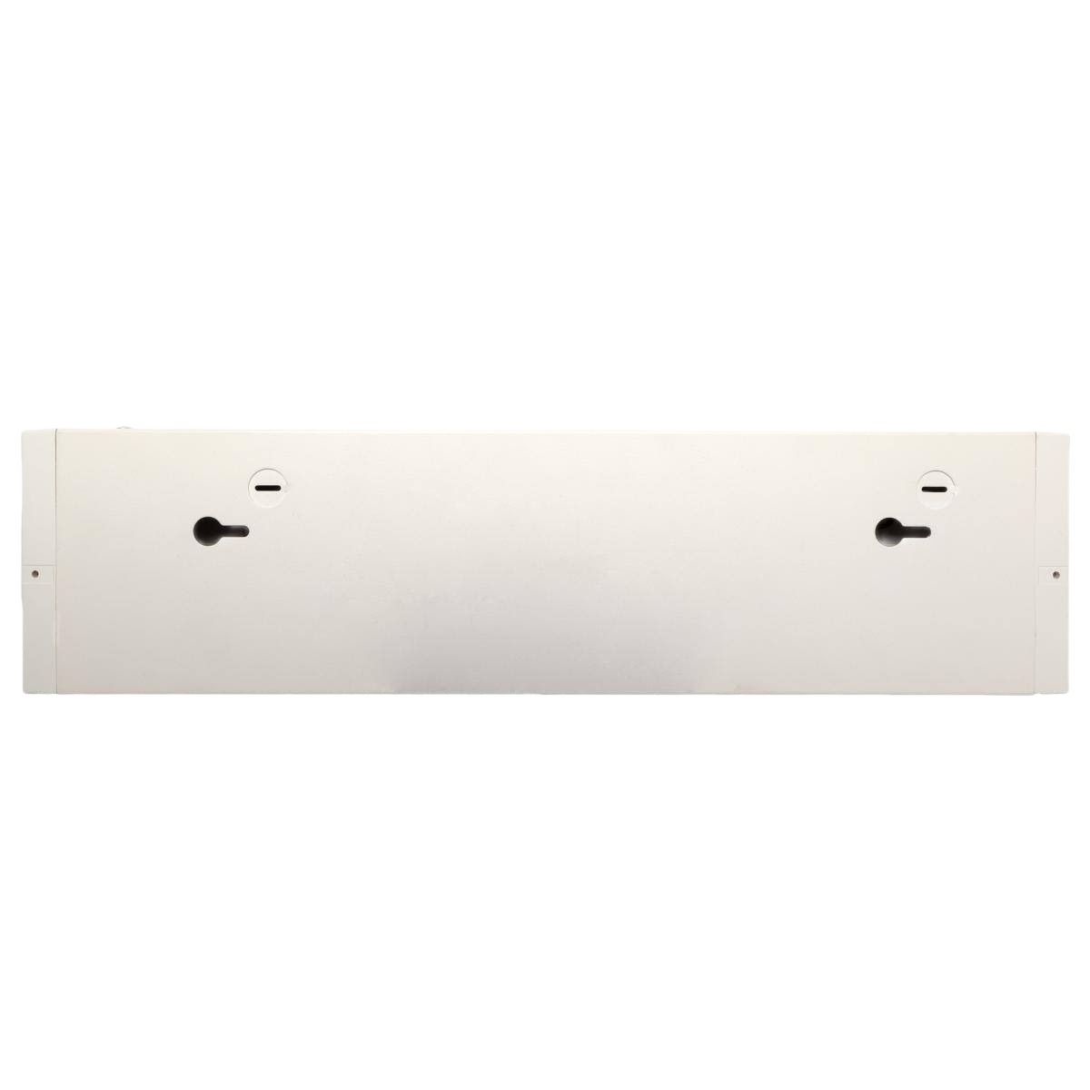 White mountable LED light fixture designed for energy-efficient under cabinet lighting in home improvement collections