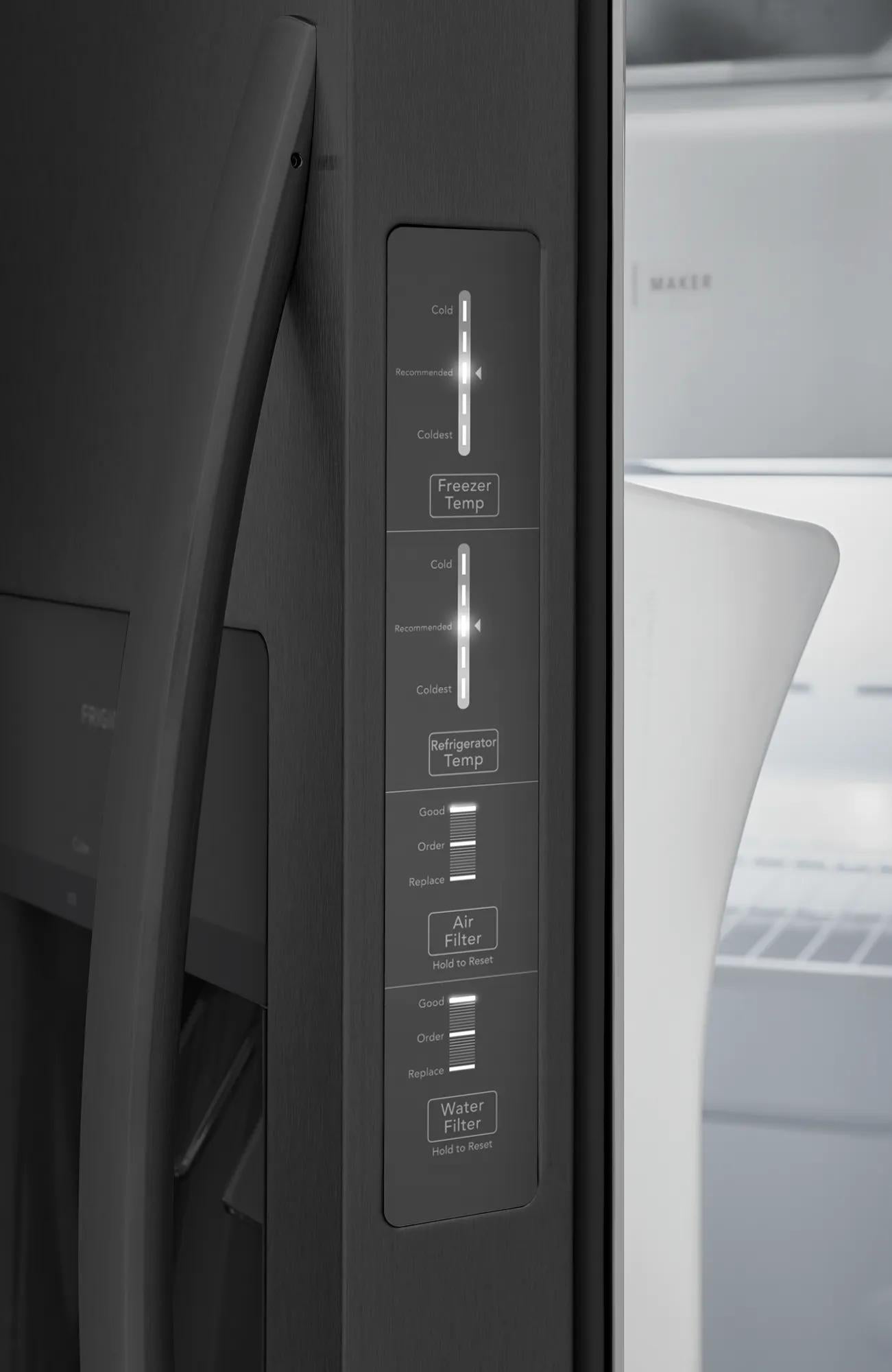 22 Cu. Ft. 33" Standard Depth Side by Side Refrigerator