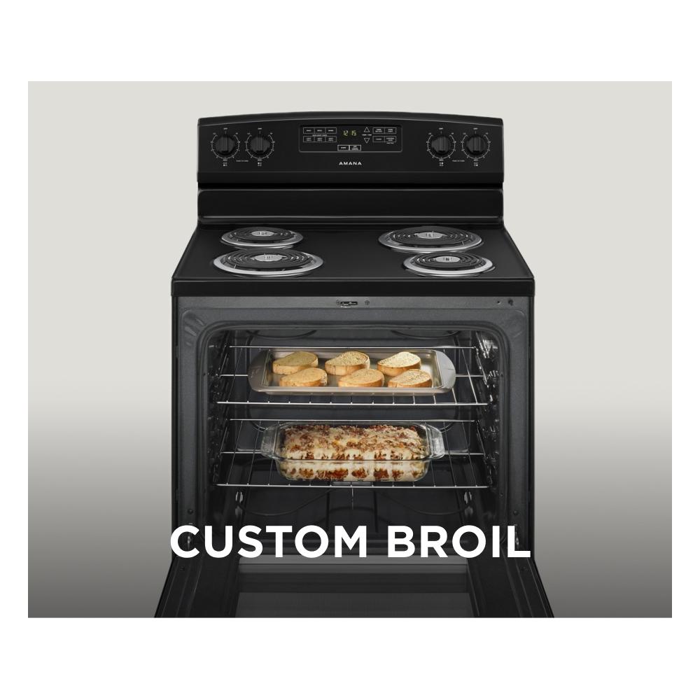 30-inch Amana® Electric Range with Bake Assist Temps