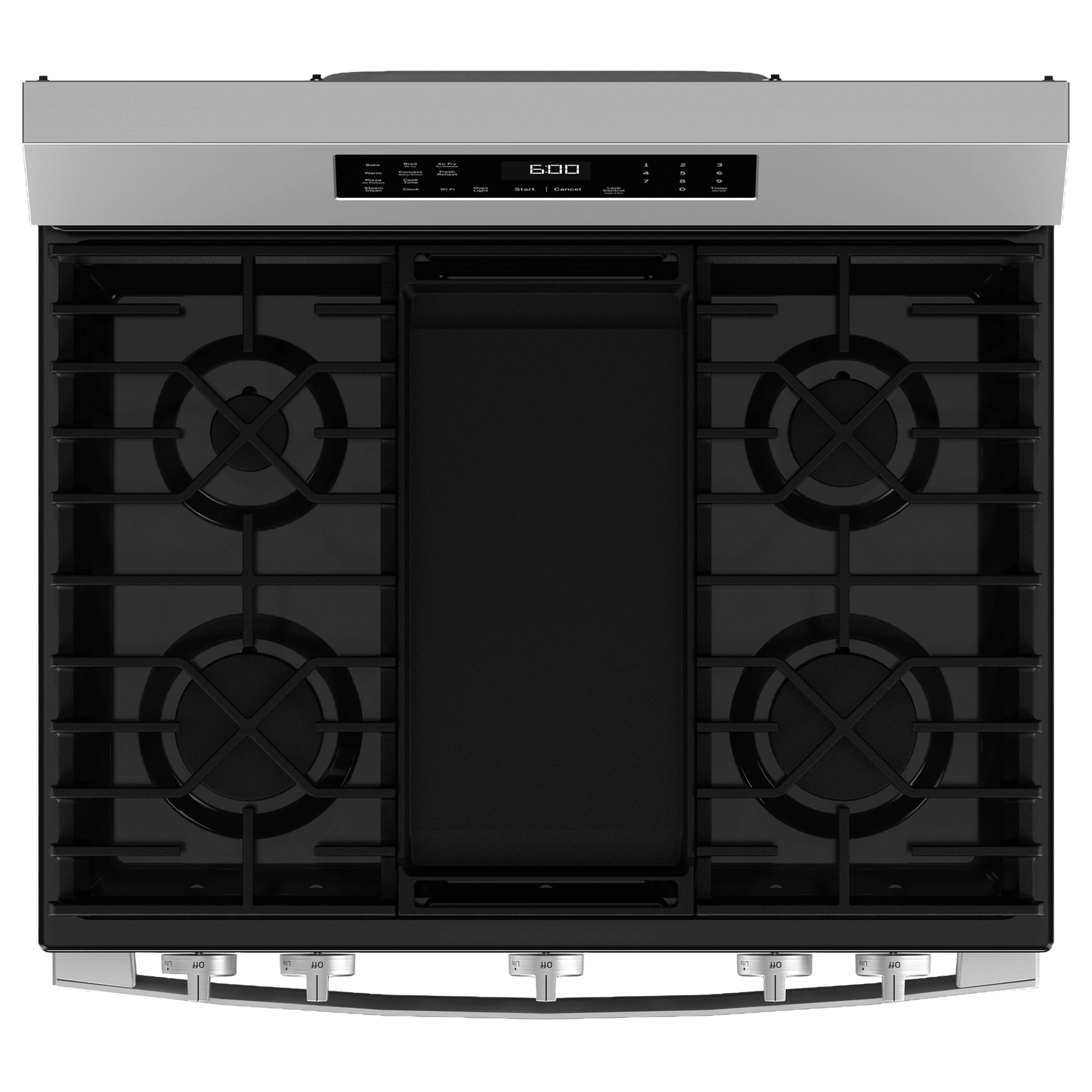 GE® 30" Free-Standing Gas Convection Range with No Preheat Air Fry and EasyWash™ Oven Tray