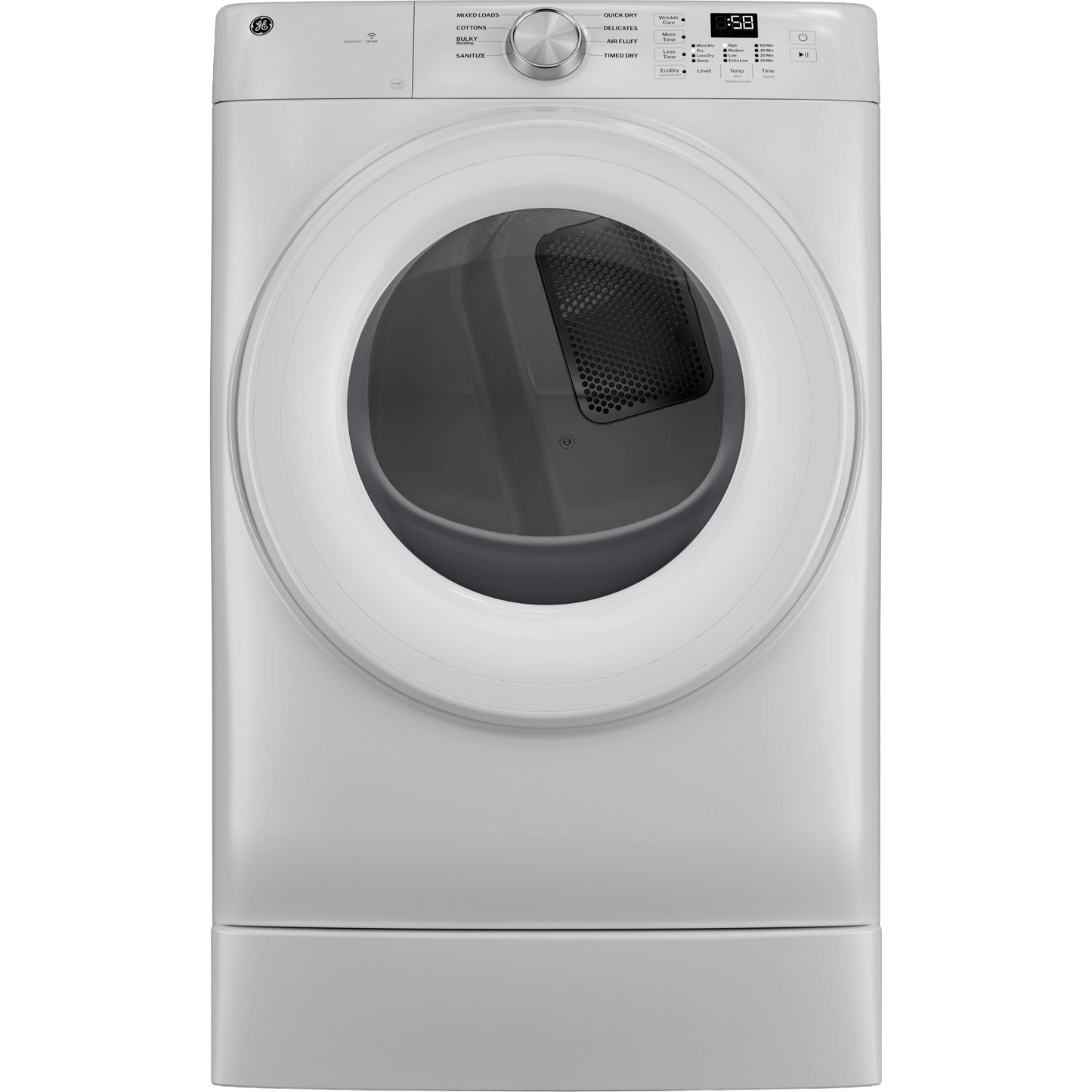 GE® ENERGY STAR® 7.8 cu. ft. Capacity Smart Front Load Electric Dryer