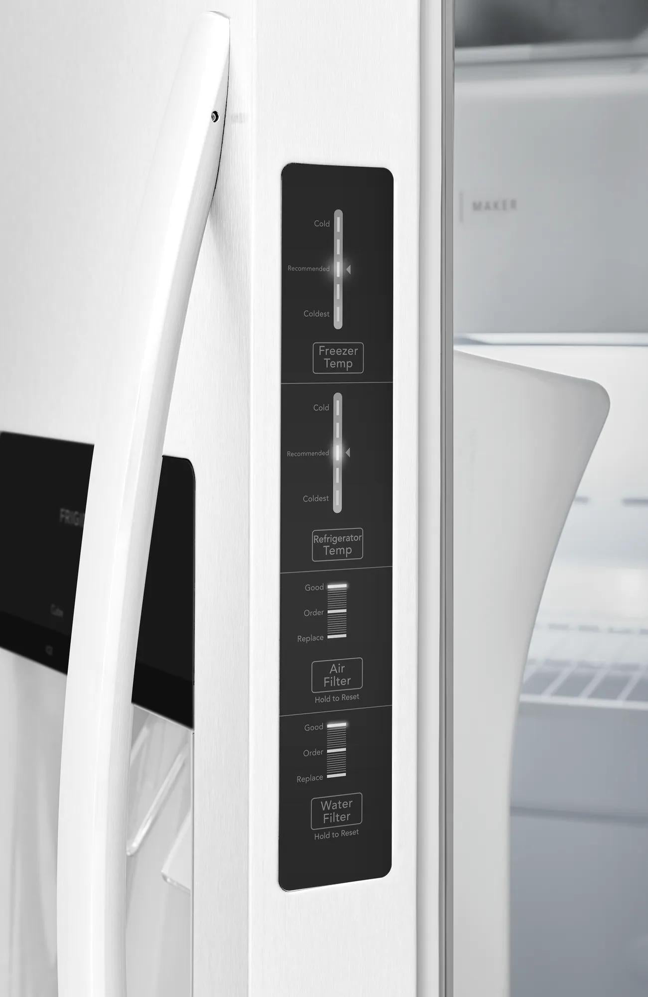 22 Cu. Ft. 33" Standard Depth Side by Side Refrigerator