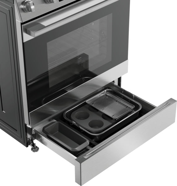 300 Series, Slide-in Gas Range, Stainless Steel