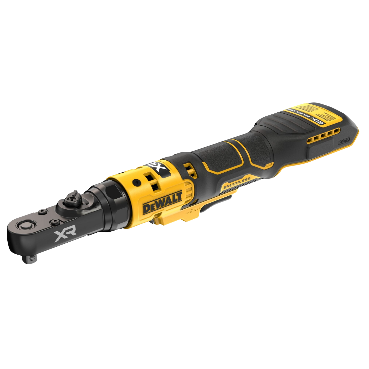 DEWALT 20V MAX* XR® Brushless Cordless 1/4 In. & 3/8 In. Sealed Head Ratchet (Tool Only)