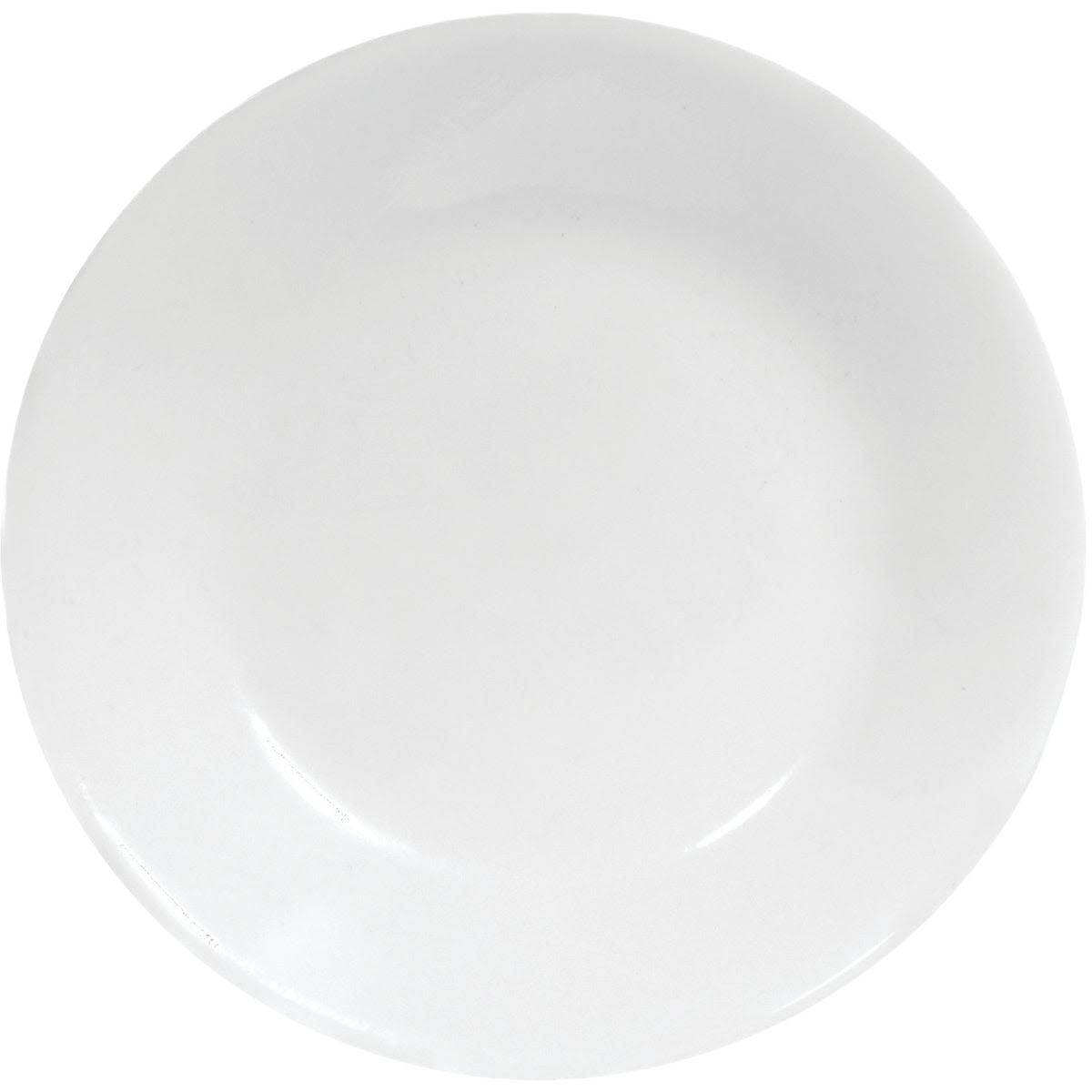 Simple white bread and butter plate with classic Winter Frost pattern for kitchen and tableware collections under $50