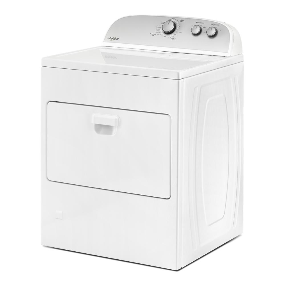 White top load gas dryer with control knobs and large capacity from dryers and gas dryers collections