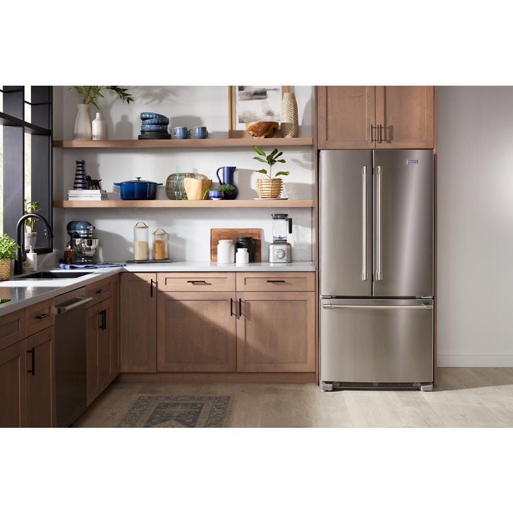 33-Inch Wide French Door Refrigerator with Water Dispenser - 22 Cu. Ft